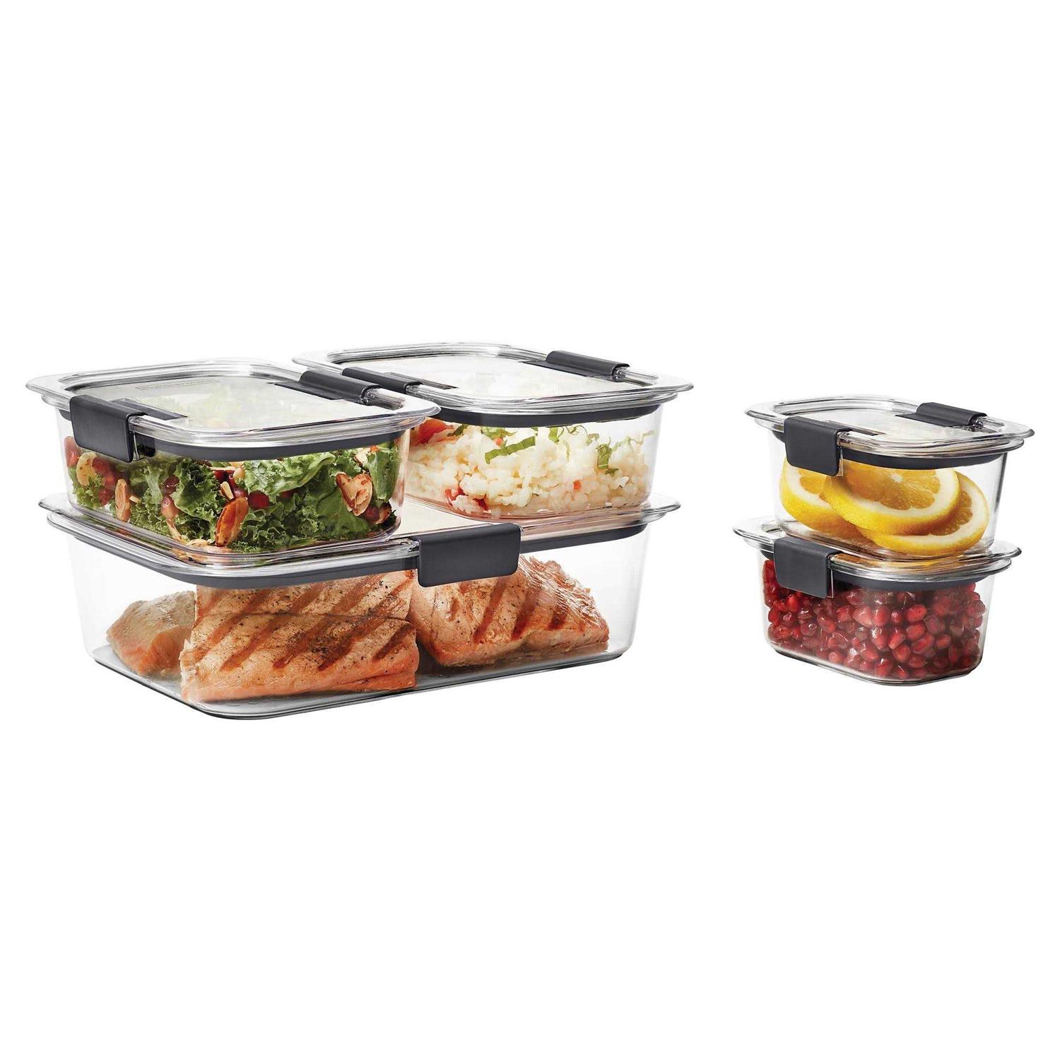 Rubbermaid 10-Piece Brilliance Food Storage Set - Image 2