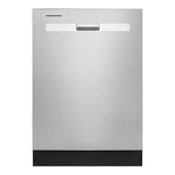 Whirlpool Quiet Dishwasher with Boost Cycle and Pocket Handle