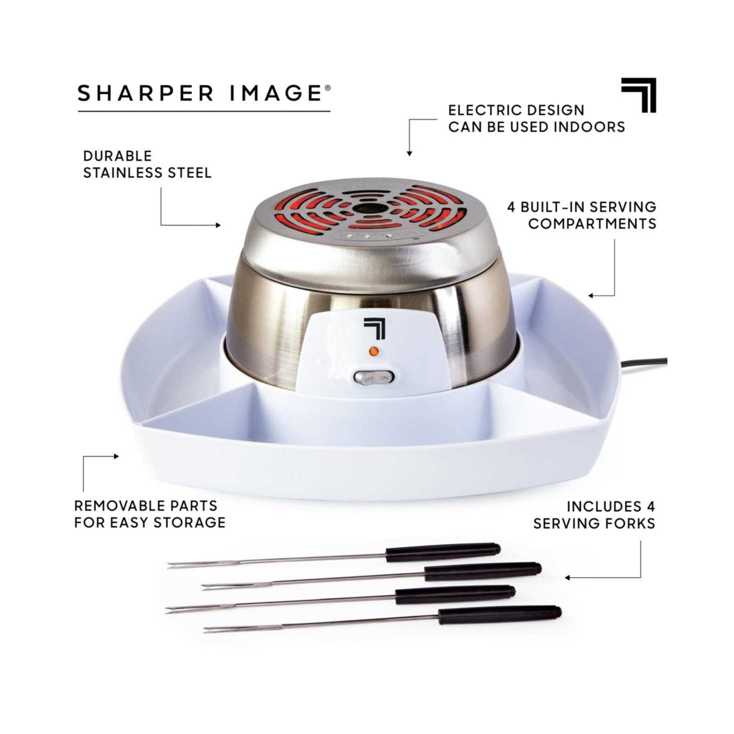 Sharper Image Electric Tabletop S’mores Maker - Image 3