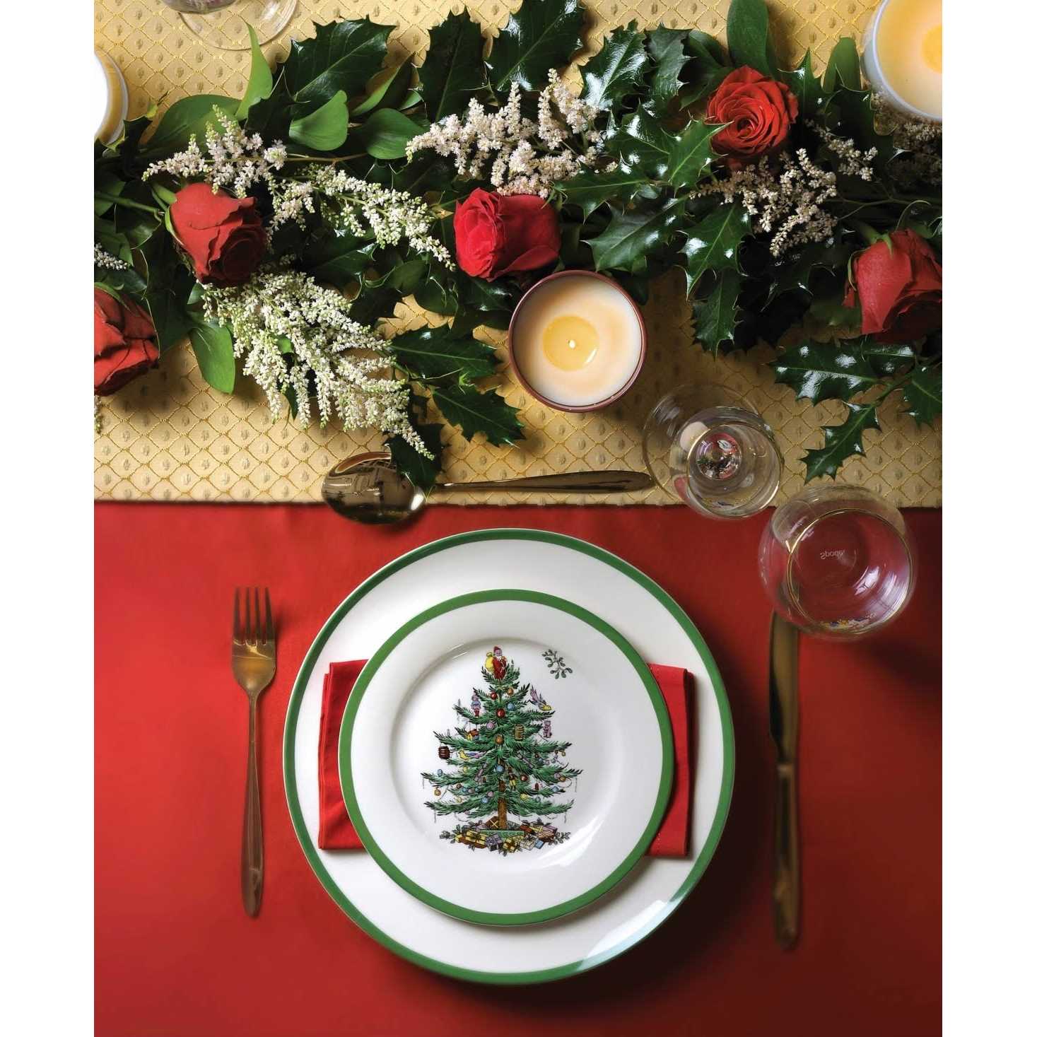 Spode Christmas Tree 12-Piece Dinnerware Set - Image 2