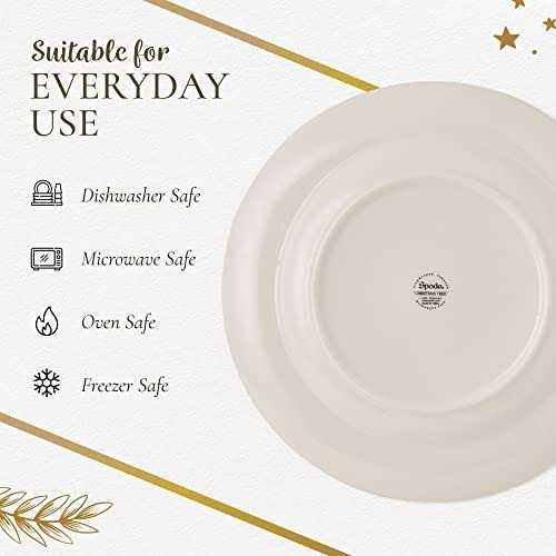 Spode Christmas Tree 12-Piece Dinnerware Set - Image 5