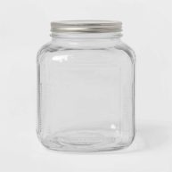 Threshold Glass Jar with Metal Lid