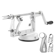 tigwin Apple Peeler Corer, Long lasting Chrome Cast Magnesium Alloy Apple Peeler Slicer Corer with Stainless Steel Blades and Powerful Suction Base