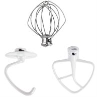 Tomoon Kitchen aid Mixers Accessories K45ww Wire Whip &k45dh Dough Hook&k45b C