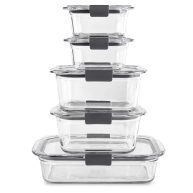 Rubbermaid Brilliance Glass Food Storage Containers