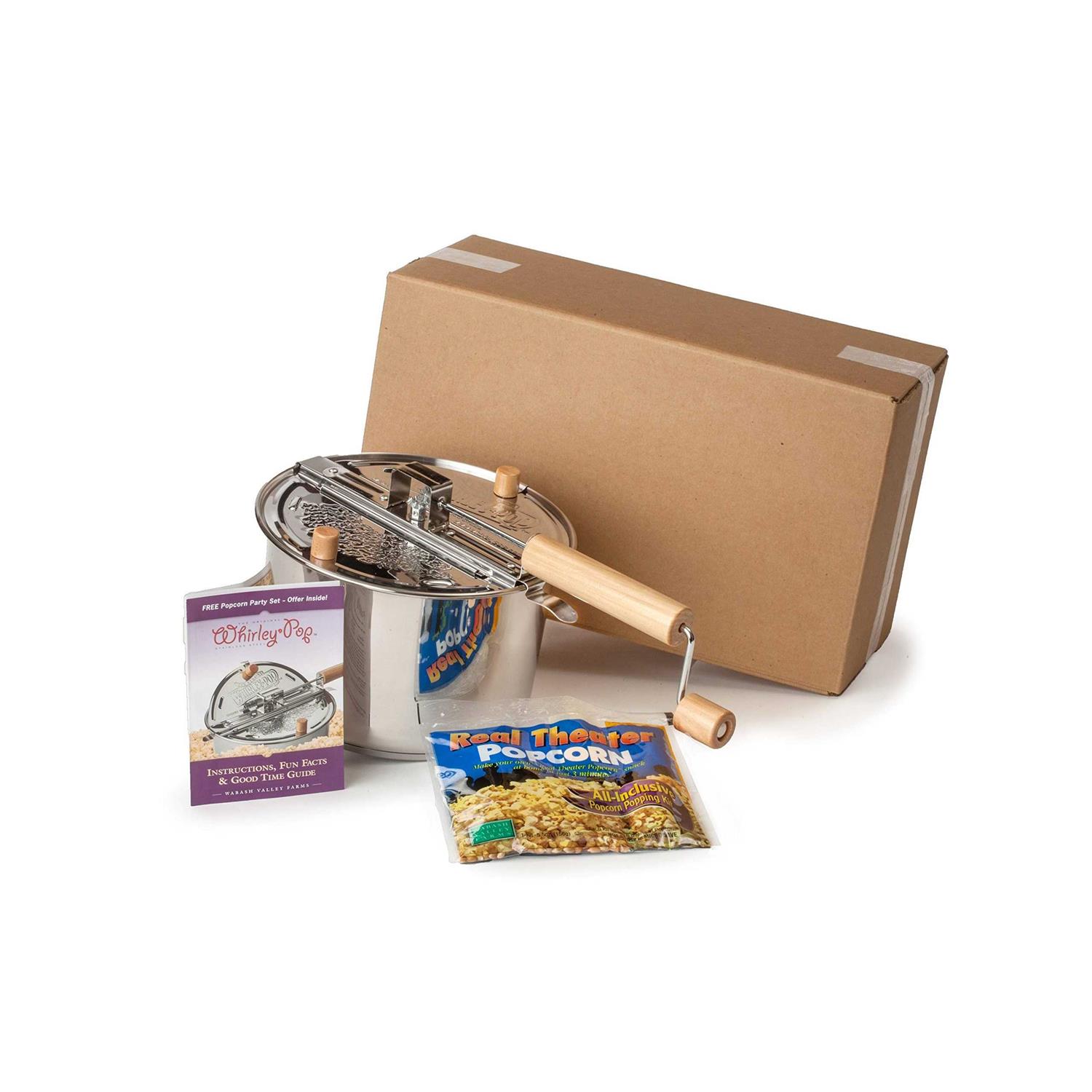 Wabash Valley Farms Stainless Steel Whirley-Pop Popcorn Popper - Image 3