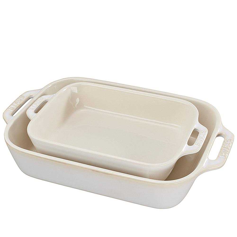 Staub Ceramic Rectangular Baking Dish 2-Piece Set - Image 3