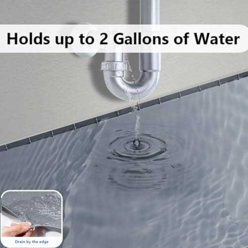 Under Sink Mat Kitchen Cabinet Tray Flexible Waterproof Silicone Made - Image 4