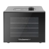 Elite Gourmet Digital Food Dehydrator with 4 Stainless Steel Trays