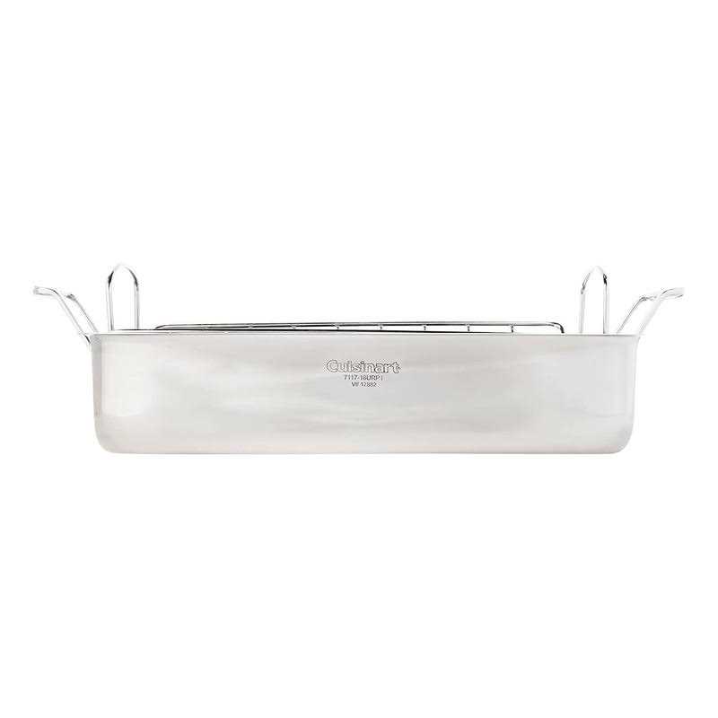 Cuisinart Chef’s Classic Stainless 16-Inch Rectangular Roaster with Rack - Image 4
