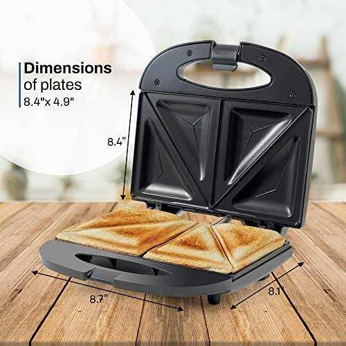 Elite Gourmet Sandwich Panini Maker Grilled Cheese Machine - Image 5