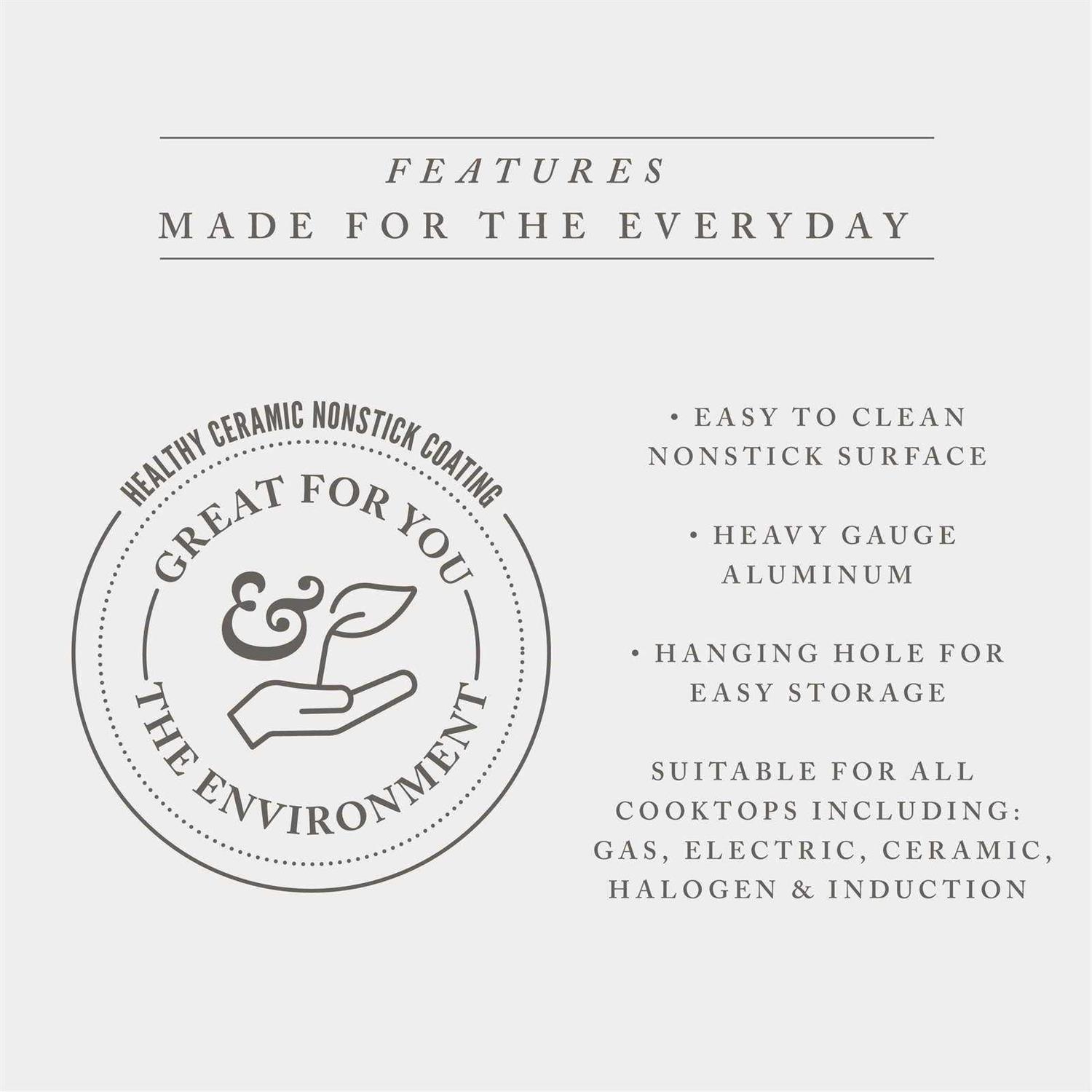 Thyme & Table Nonstick 12-Piece Cookware Set - Image 2