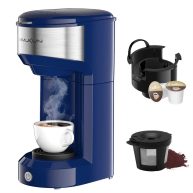 Vimukun Single Serve Coffee Maker, Coffee Brewer for K-Cup Single Cup Capsule and Ground Coffee