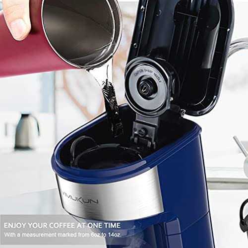 Vimukun Single Serve Coffee Maker, Coffee Brewer for K-Cup Single Cup Capsule and Ground Coffee - Image 2
