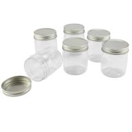 Craft Smart 8 Ounces Plastic Mason Jars