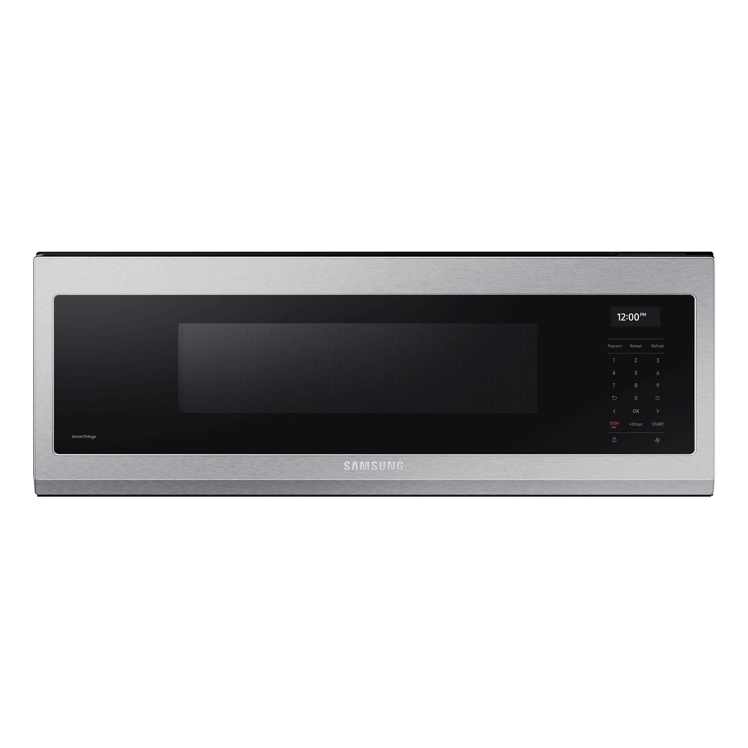 Samsung 1.1 cu. ft. Smart SLIM Over-the-Range Microwave with 550 CFM Hood Ventilation ME11A7710DS