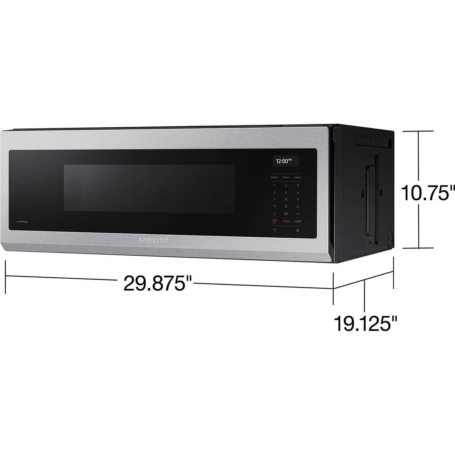 Samsung 1.1 cu. ft. Smart SLIM Over-the-Range Microwave with 550 CFM Hood Ventilation ME11A7710DS - Image 4