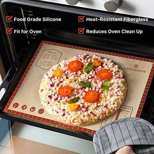 DANIA & DEAN Non Stick 28&”x20&” Extra Large Thick Silicone Pastry Mat with measurements for Non-slip Silicone Baking Sheet - Image 4