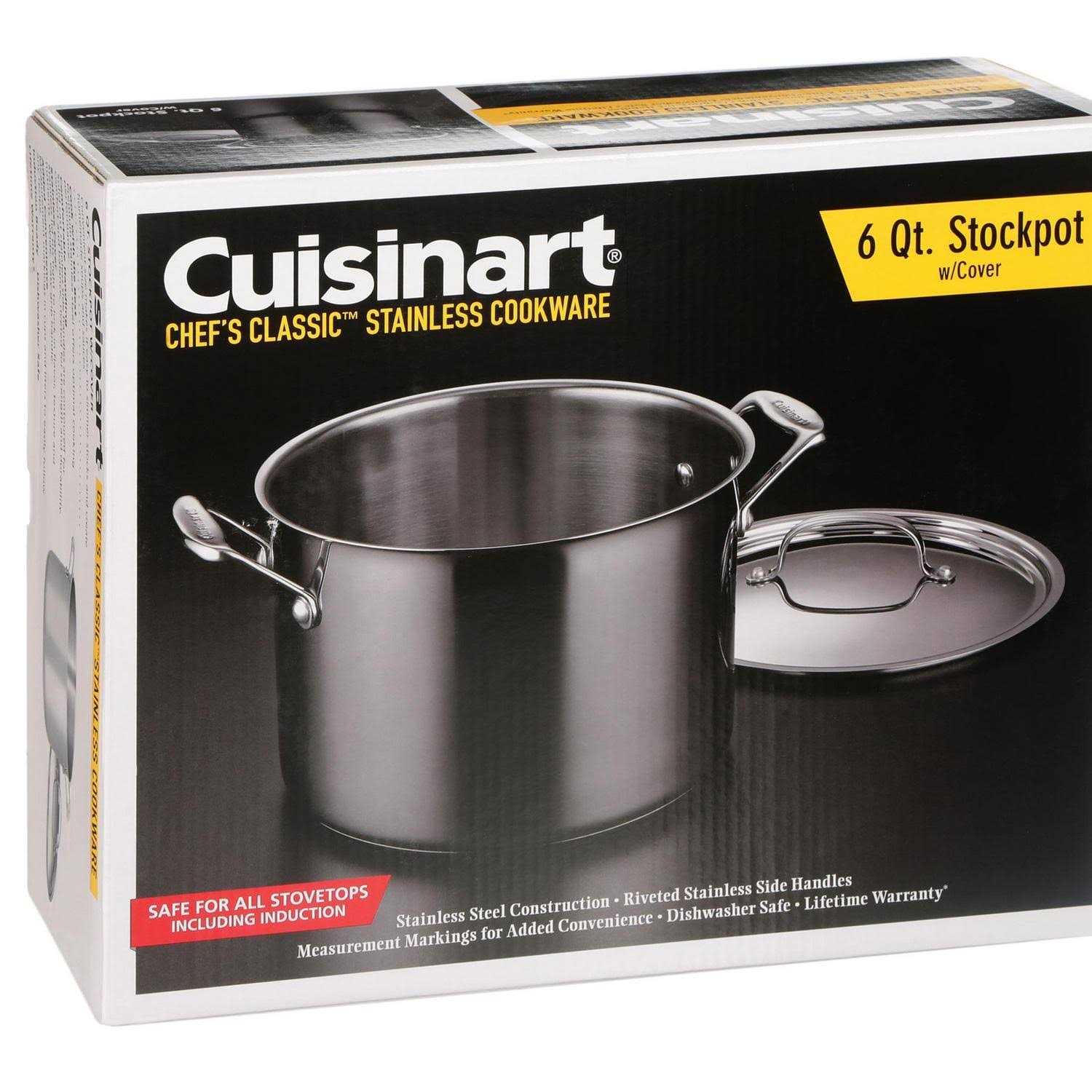 Cuisinart Chef&s Classic Stainless Stockpot with Cover - Image 2