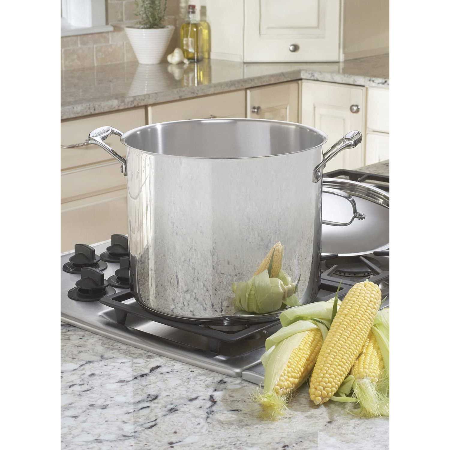 Cuisinart Chef&s Classic Stainless Stockpot with Cover - Image 3