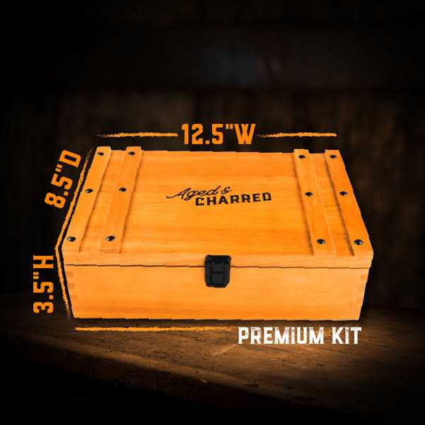 Smoke Lid Premium Kit Cocktail Smoker Top In Wooden Box - Image 3