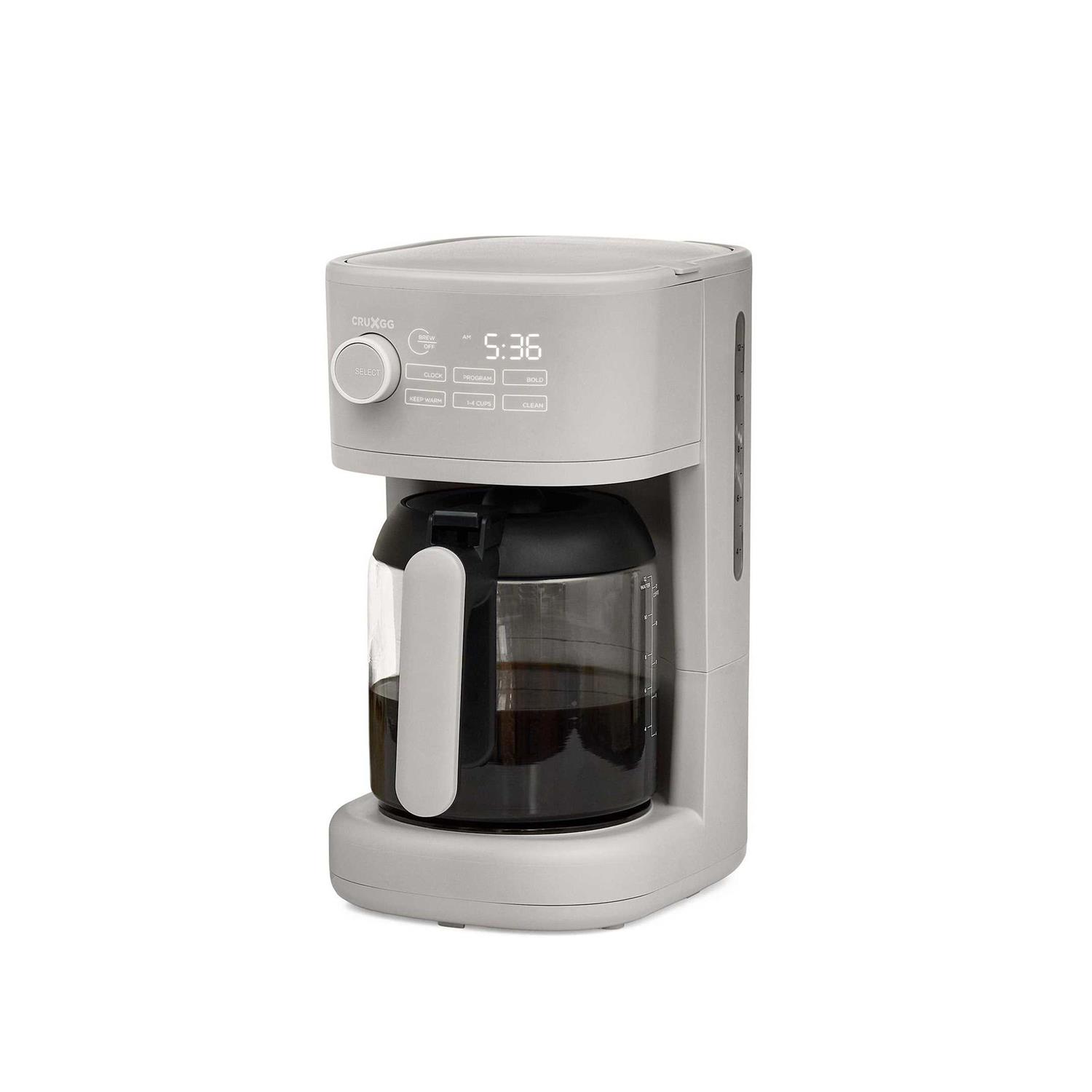 CRUXGG 12 Cup Programmable Coffee Maker