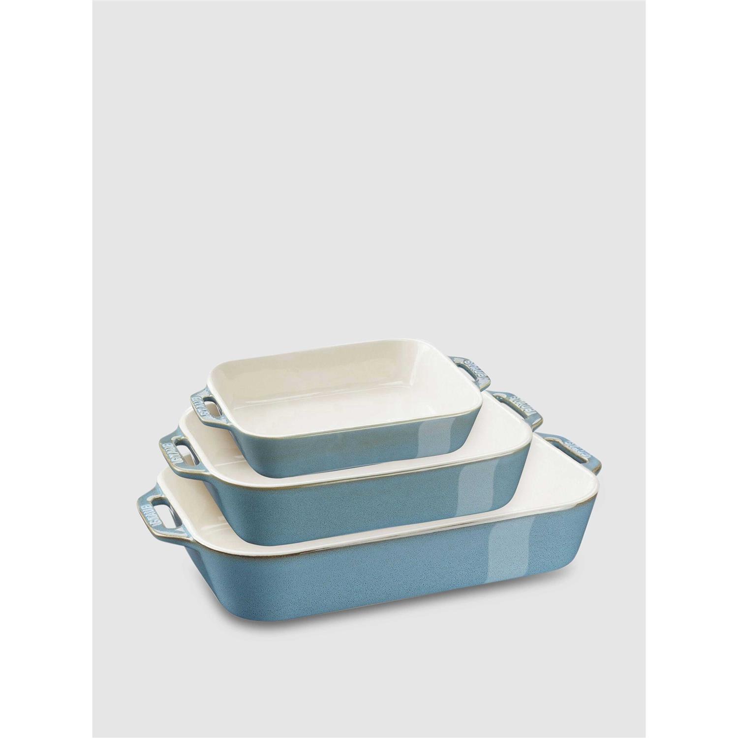 Staub 3-Piece Rectangular Baking Dish Set - Image 3