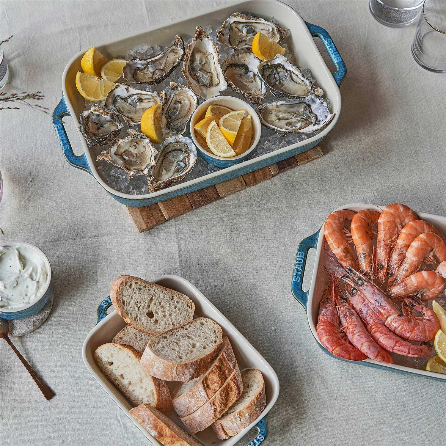 Staub 3-Piece Rectangular Baking Dish Set - Image 5