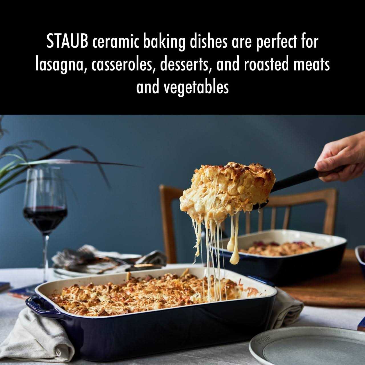 Staub 3-Piece Rectangular Baking Dish Set - Image 4