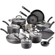 T-fal E765SH Ultimate Hard Anodized Nonstick 17 Piece Cookware Set