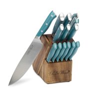 The Pioneer Woman Pioneer Signature 14-Piece Stainless Steel Knife Block Set