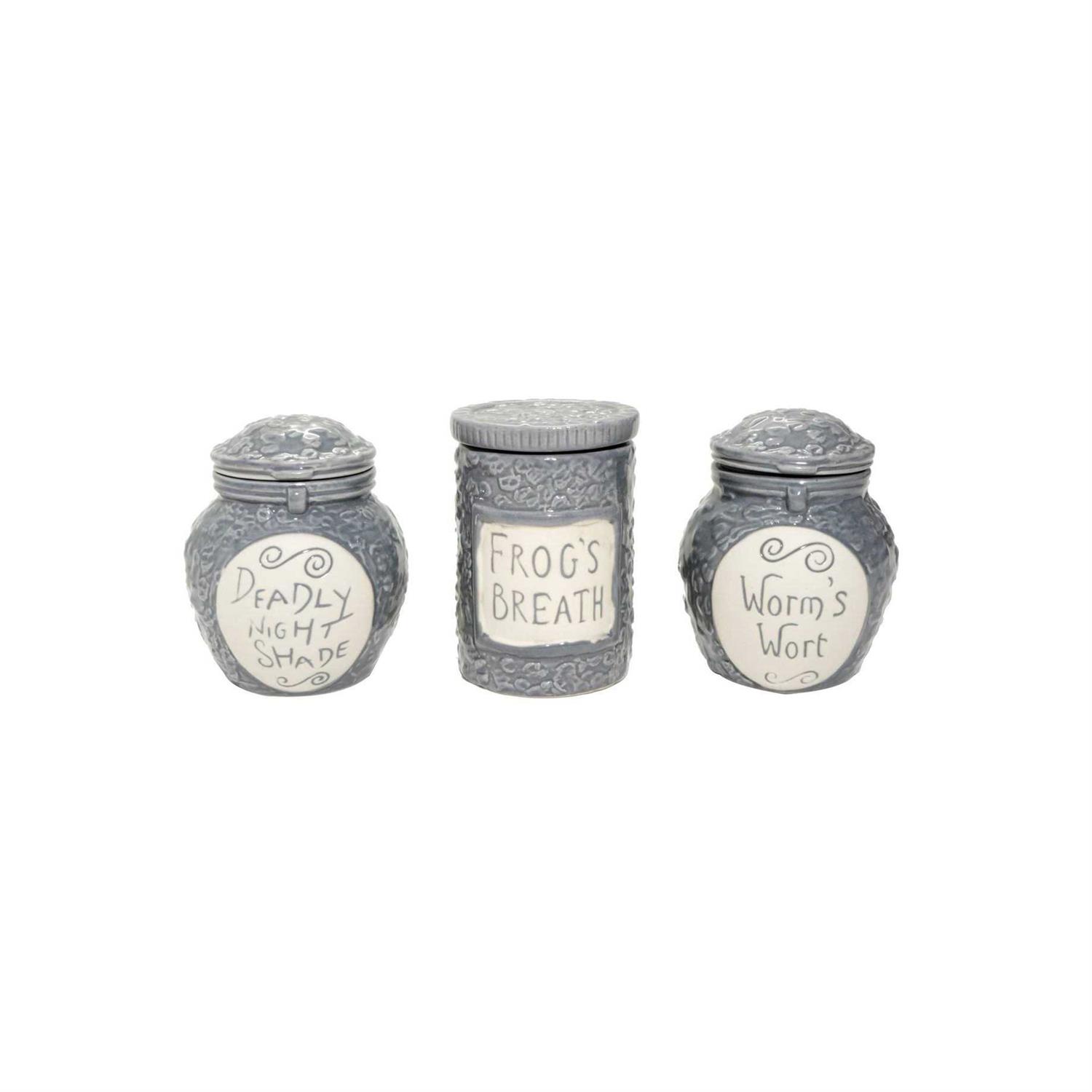 The Nightmare Before Christmas Sally Jars 3 piece Trinket Box Gift Set