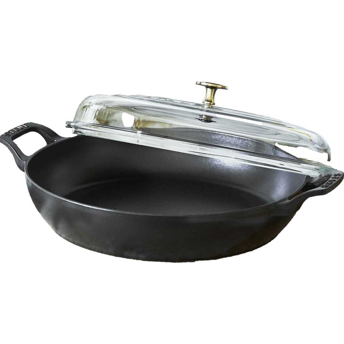 Staub Cast Iron Braiser with Glass Lid - Image 3
