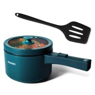 EKNOSRI Electric Cooking Pot 1.8L Non-Stick Sauté Pan Multifunctional Rapid Noodles Cooker