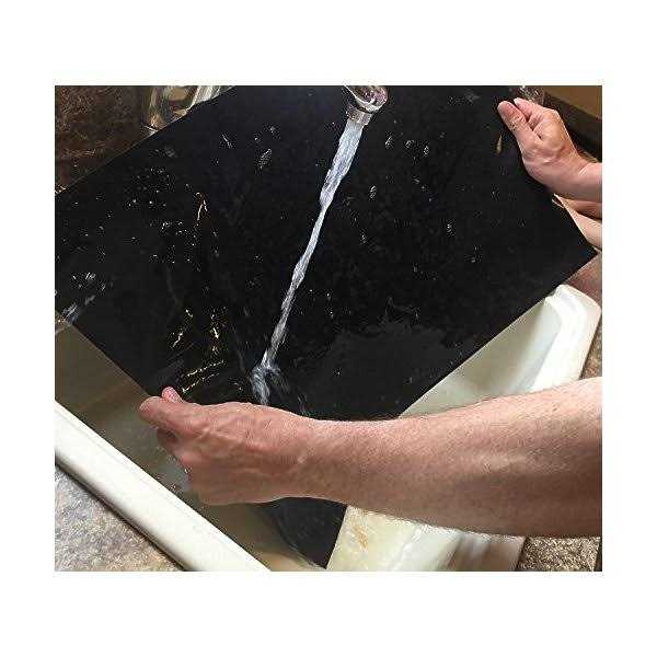 ThreadNanny 2 Pack Large Thick Heavy Duty Non Stick Teflon Oven Liners Mat, 17x 25 BPA and PFOA Free - Image 5