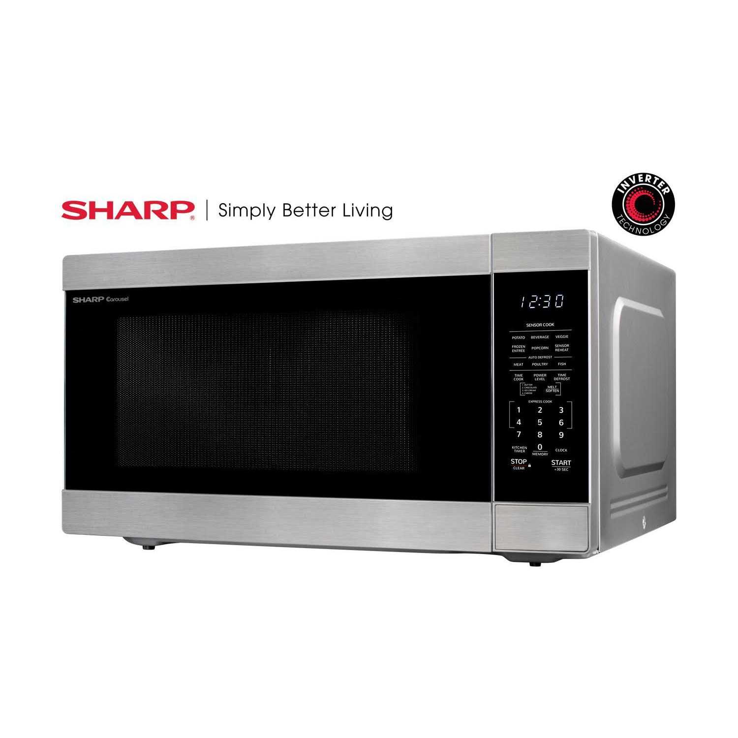 Sharp 2.2-Cu. Ft. Countertop Microwave Oven - Image 4