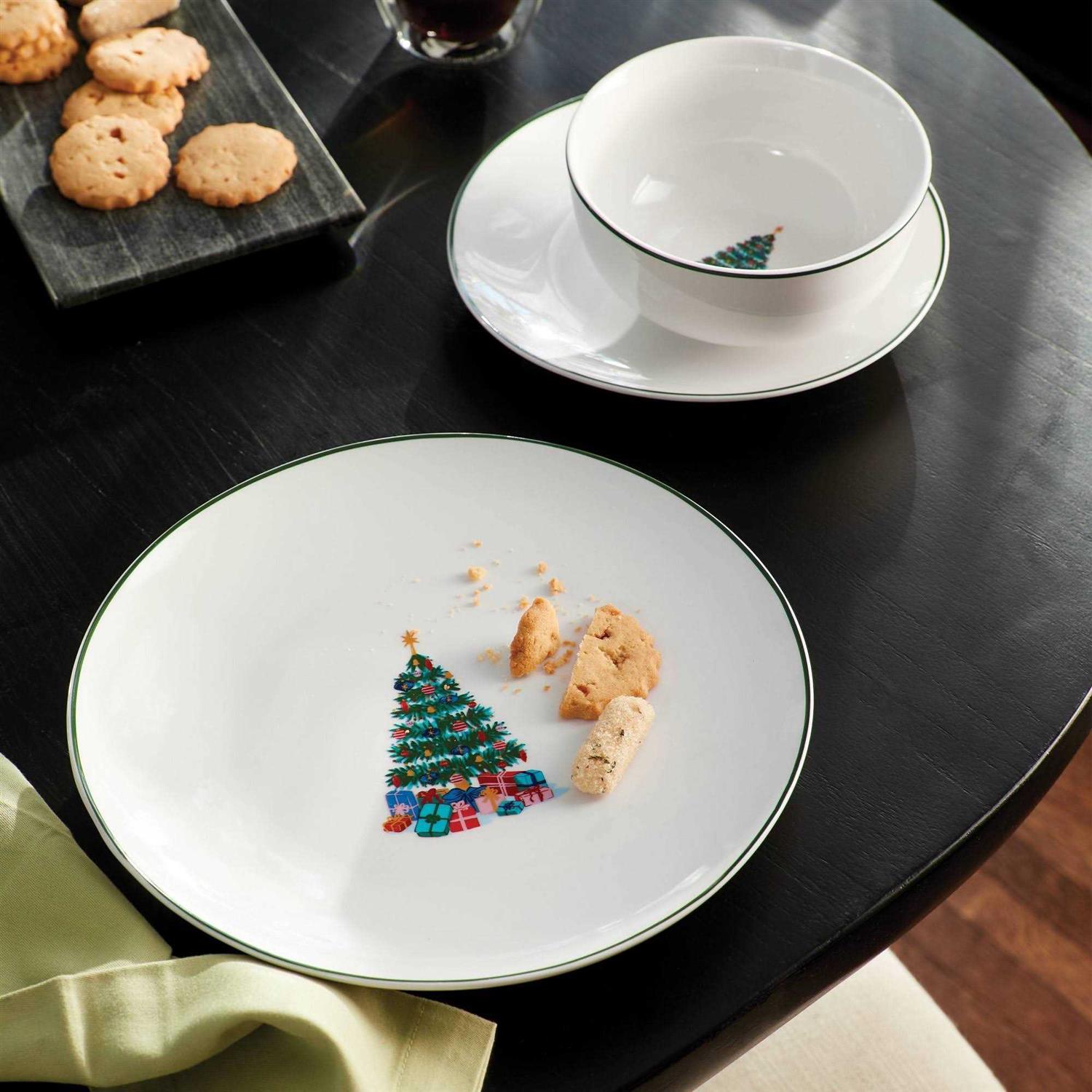 Threshold 12pc Christmas Dinnerware Set - Image 5