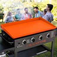 Upgraded Silicone Griddle Cover Mat Full-edge for Grill 36 Blackstone