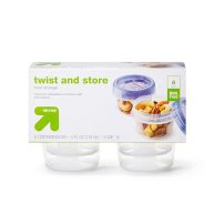 up & up Twist and Store Round Food Storage Container