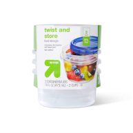 up & up Twist and Store Round Food Storage Container