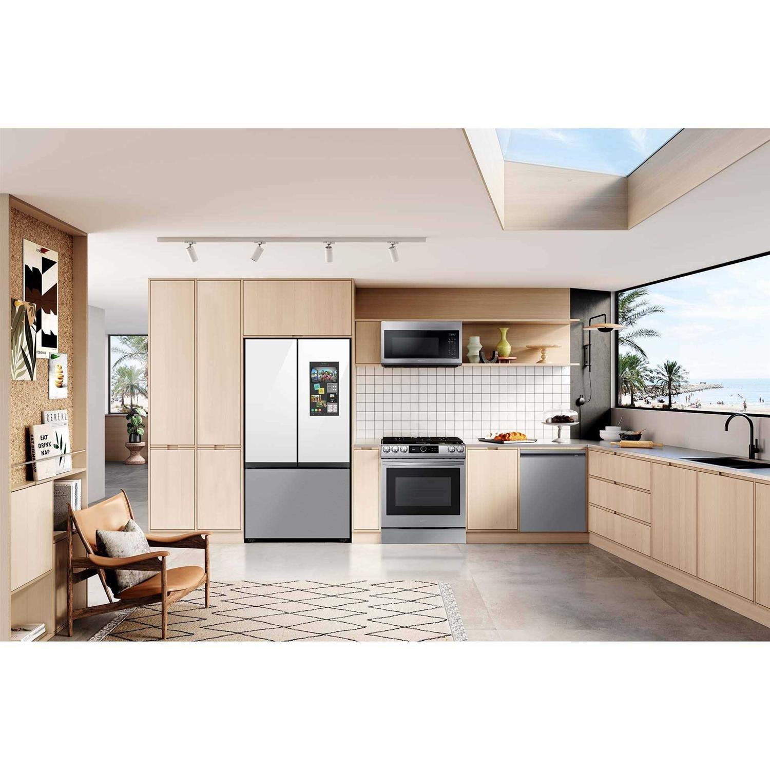 Samsung 1.7 cu. ft. Stainless Steel Over the Range Convection Microwave MC17T8000CS - Image 4