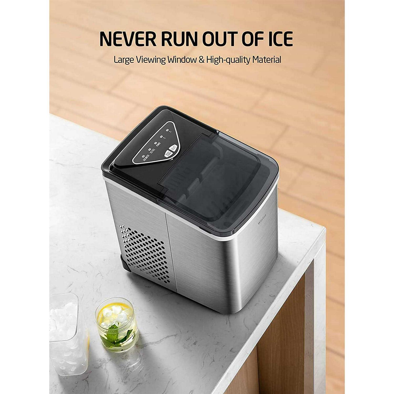 WY 26 lb Countertop Ice Maker with Self-Cleaning - Image 3