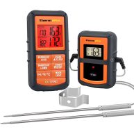 ThermoPro TP08 Wireless Remote Kitchen Cooking Meat Thermometer Dual Probe for BBQ Smoker Grill Oven