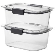Rubbermaid Brilliance 4.7 Cup Medium Stain-Proof Food Storage Container