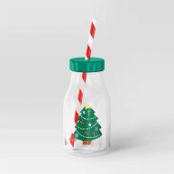 Wondershop 12oz Christmas Tumbler with Straw