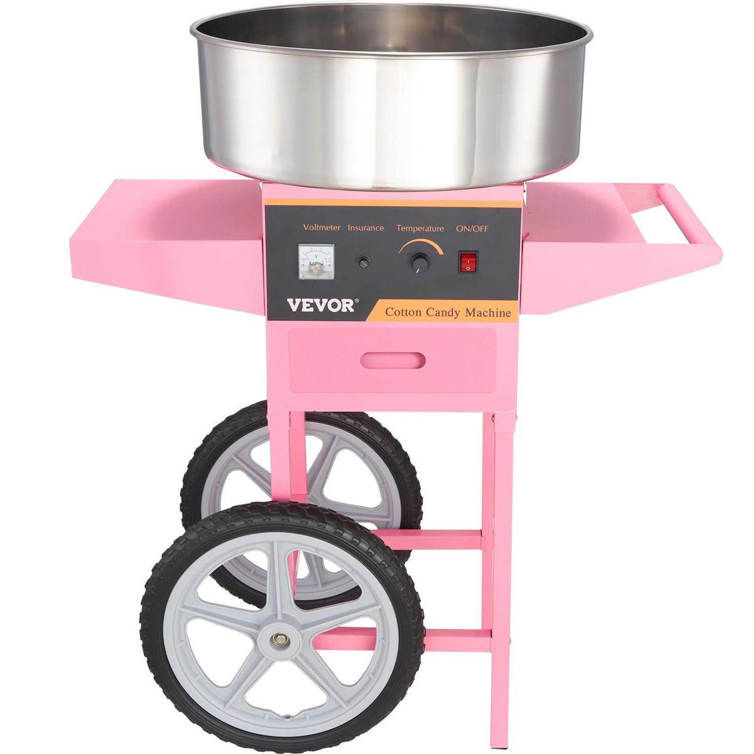 VEVOR 1000W Cotton Candy Machine with Cart
