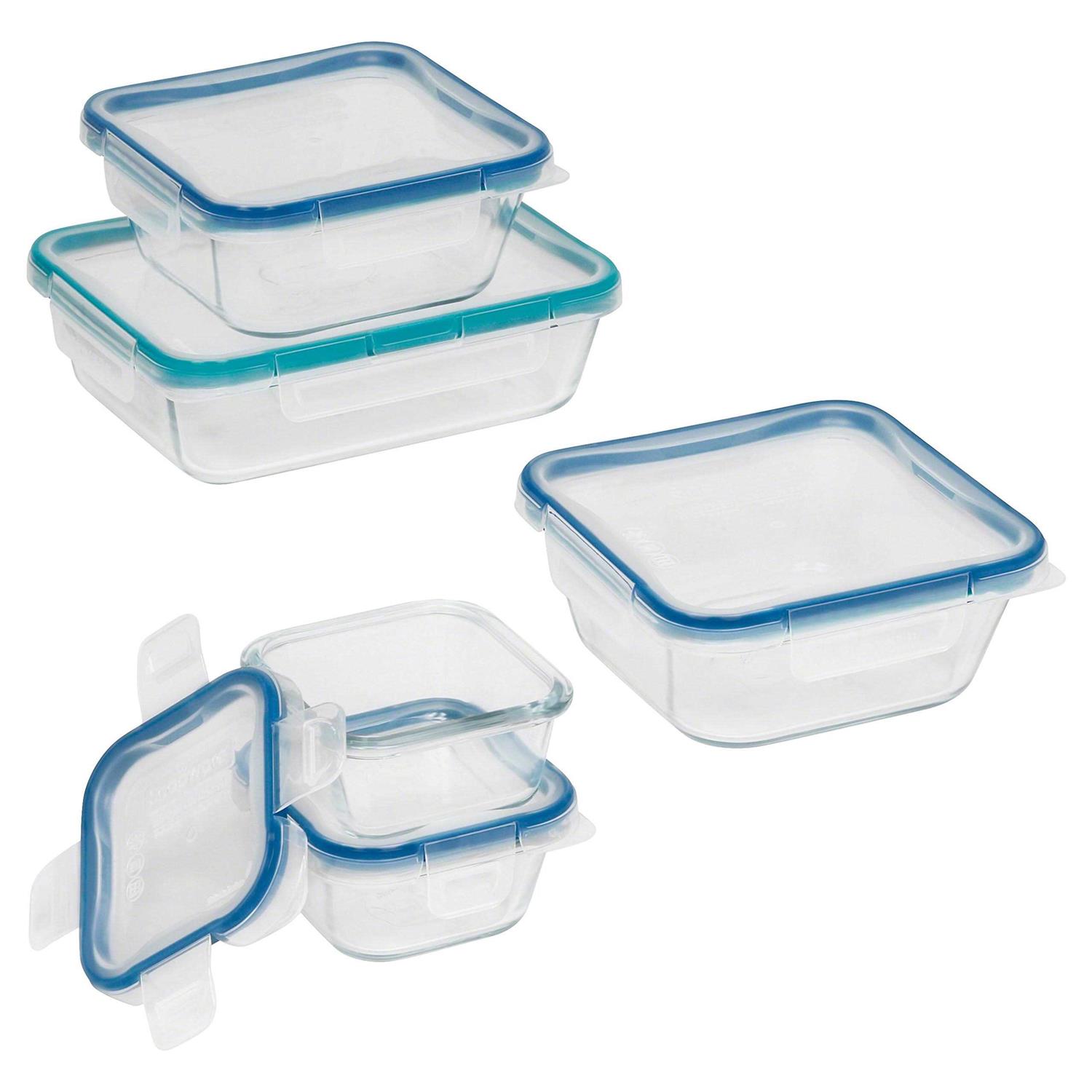 Snapware Glass Total Solution 10-Piece Storage Set