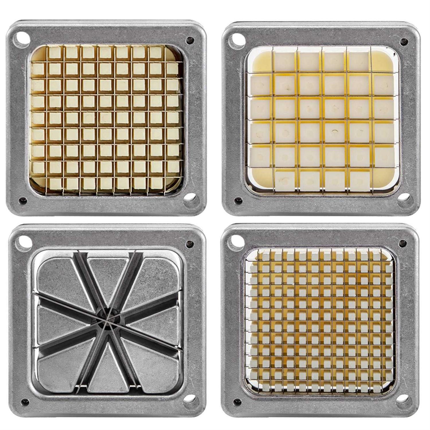 VEVOR Electric French Fry Cutter with 6mm 9mm 13mm and 8-Wedge Blade Potato Chip Cutter Machine 110V 40W Stainless Steel Electric Potato Cutter DDQTJWSP3DP000001V1 - Image 5