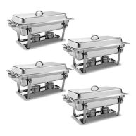ROVSUN 8 Qt Stainless Steel Chafing Dishes Buffet Set