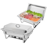 ROVSUN 8 Qt Stainless Steel Chafing Dishes Buffet Set